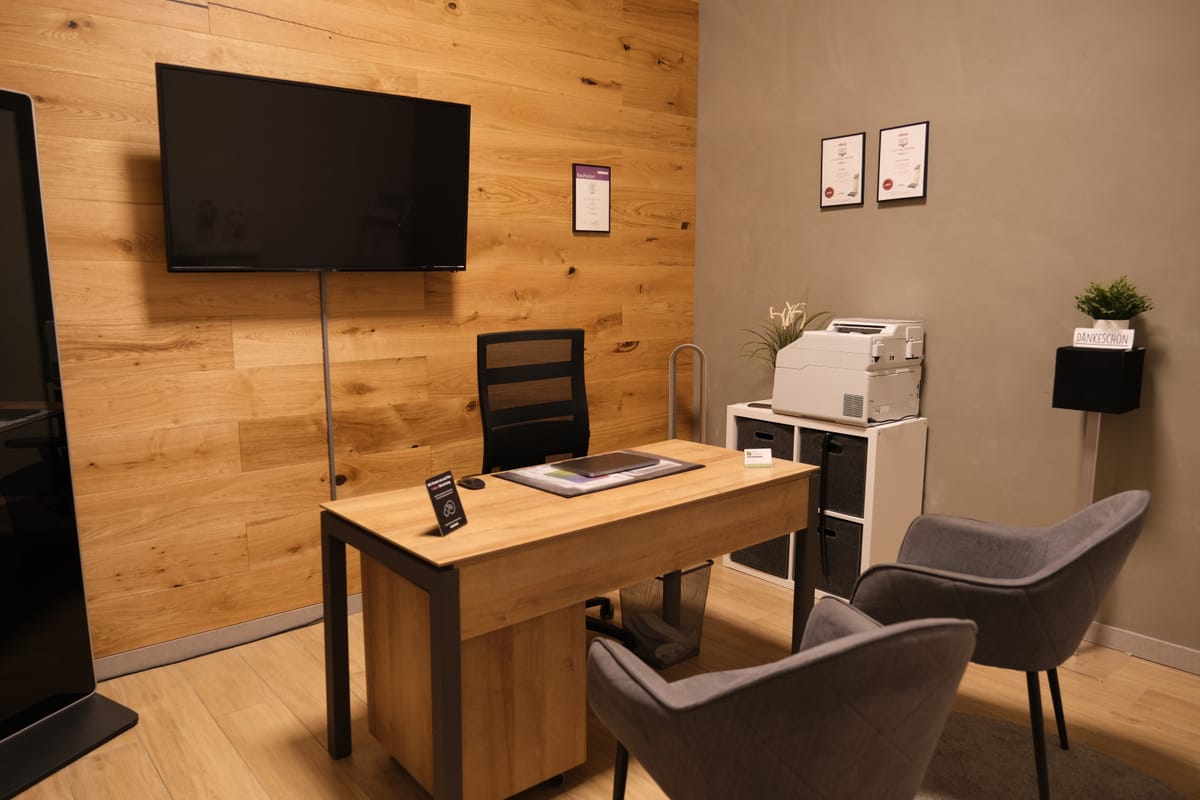 Beratungsraum in unserem Studio in Walsrode